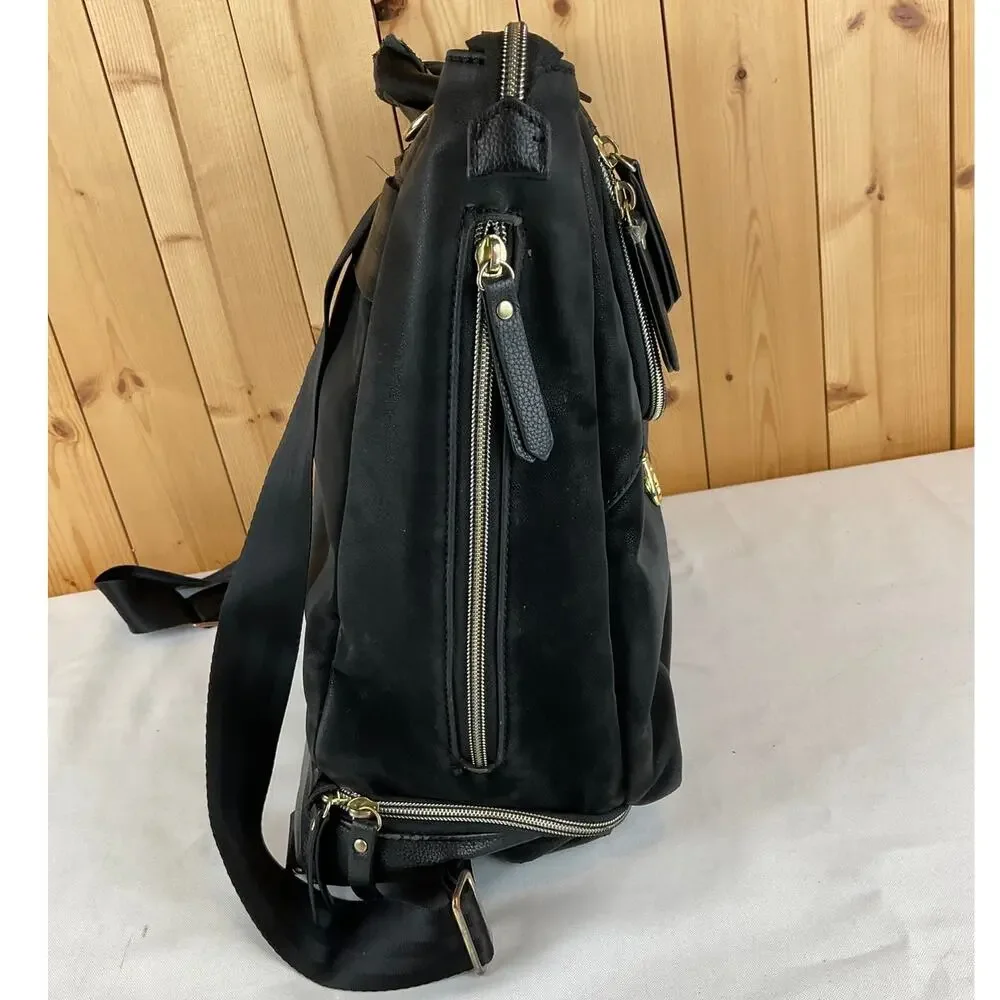 Petunia Pickle Bottom Diaper Bag/Backpack, Black